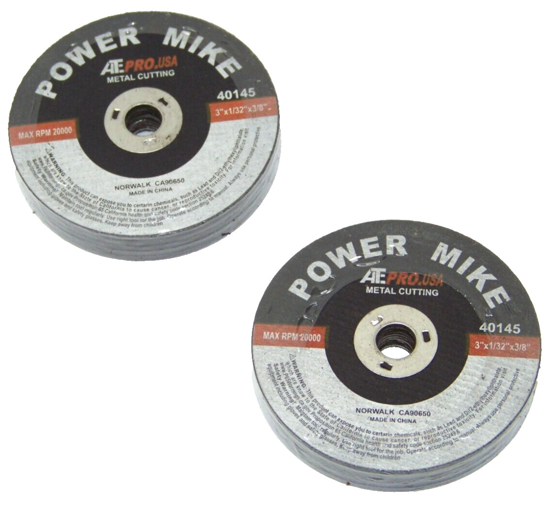 20 pc 3″ x 1/16 x 3/8″ Metal Cut Off Wheel Cutting Metal 20000 RPM Cut Off Tool