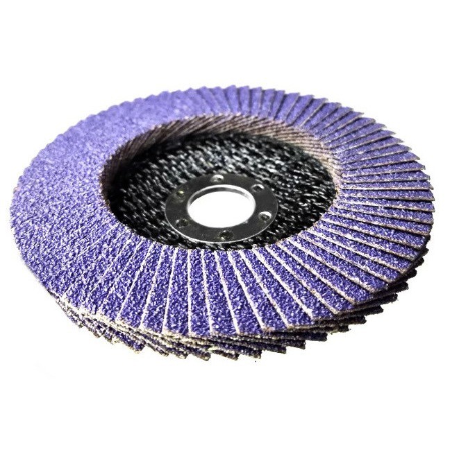 10 PACK 4-1/2″ x 7/8″ 60 Grit Purple Ceramic Flap Disc 4.5 in Grinding Wheel T29