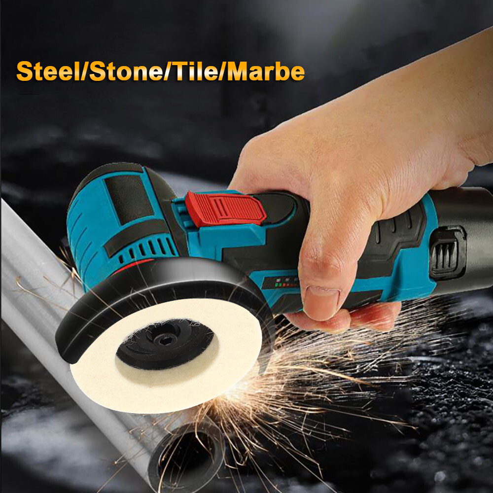 75mm 3 Inch Wool Felt Buffing Grinding Wheel Pad Buffer Polisher Polishing Disc