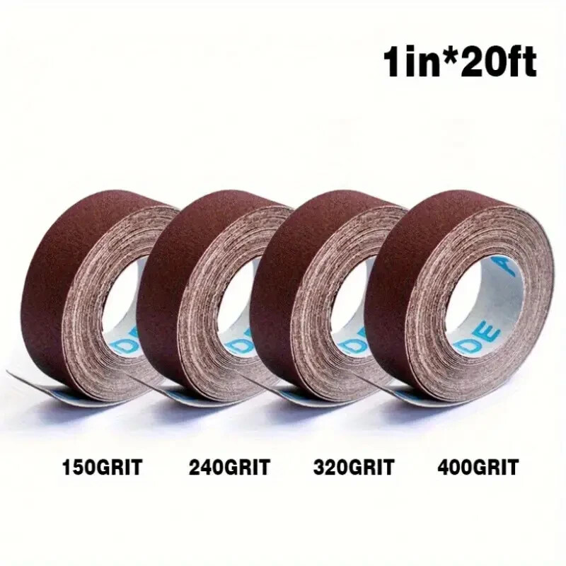 Emery Cloth Sandpaper Roll Aluminum Oxide Coarse To Fine Grit Grinding Polishing
