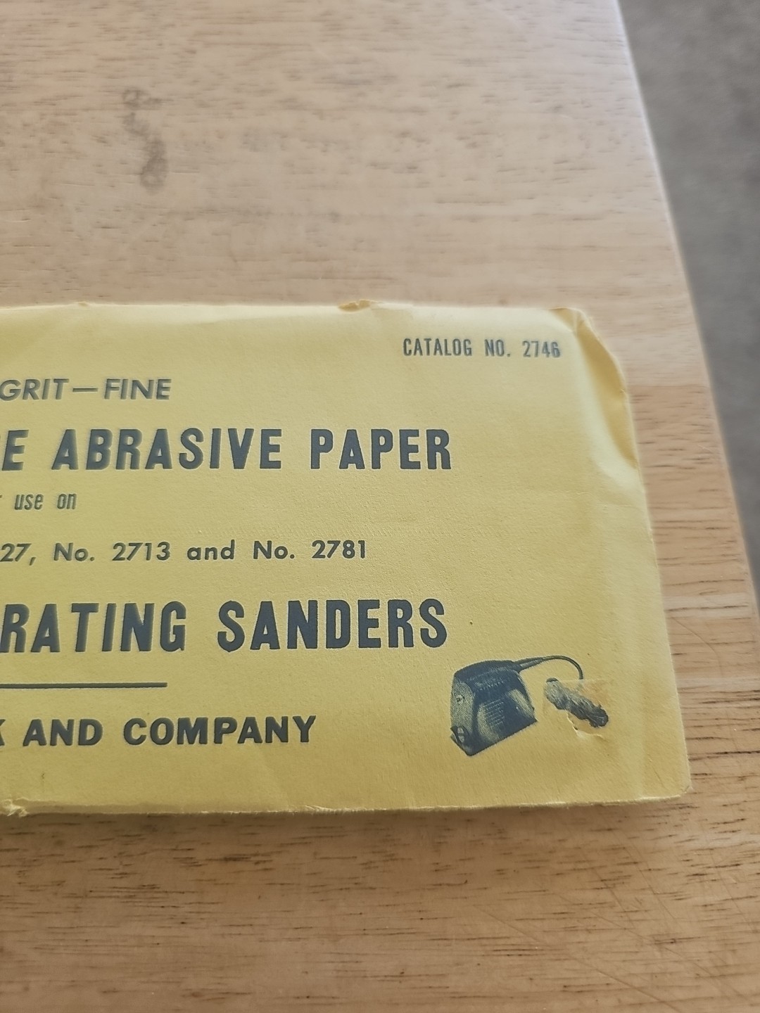Craftsman Aluminum oxide abrasive Paper, For Vibrating Sanders 3 Pkg C,M,F.