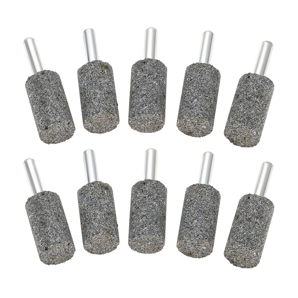 10 Pack Cylindrical Grinding Stone 16mm Use For Rough Grinding Of Ordinary Steel