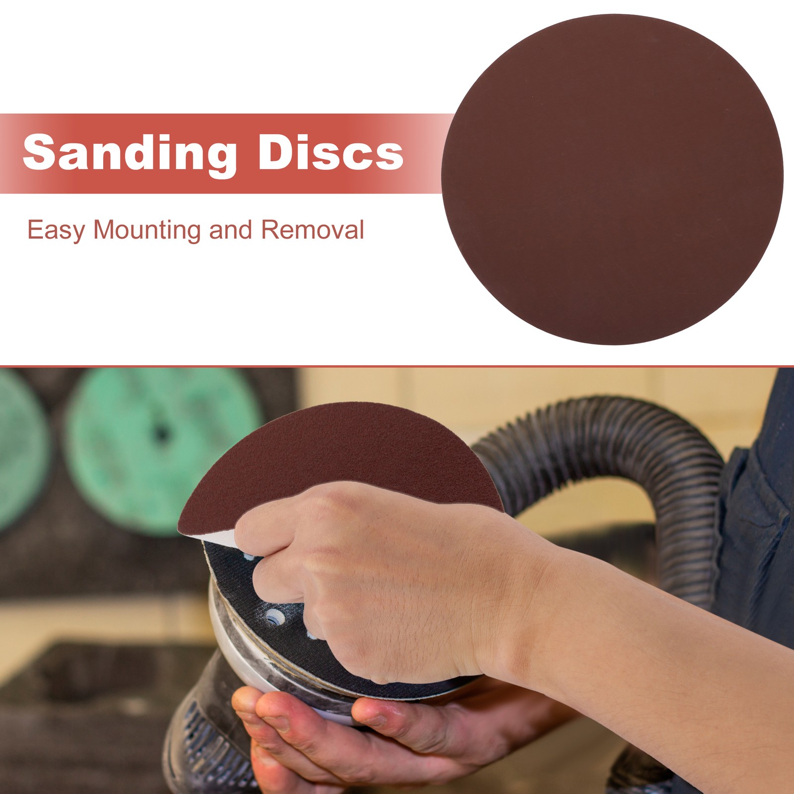 12 Inch Sanding Discs Round Hook and Loop Sandpaper 2000 Grits – 10 PCS