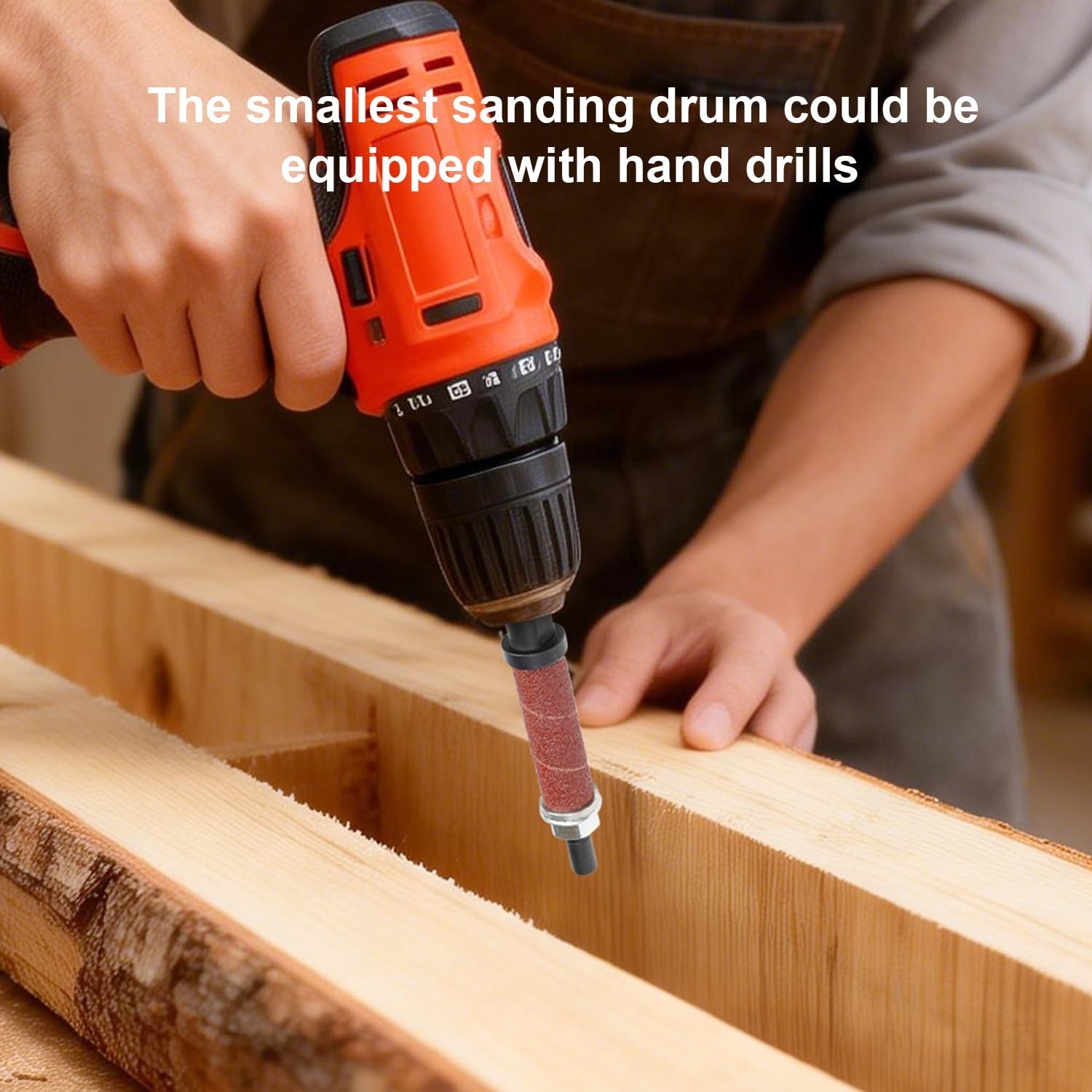 Drill Press Sanding Kit with Support Bracket and Stepped Washer Included