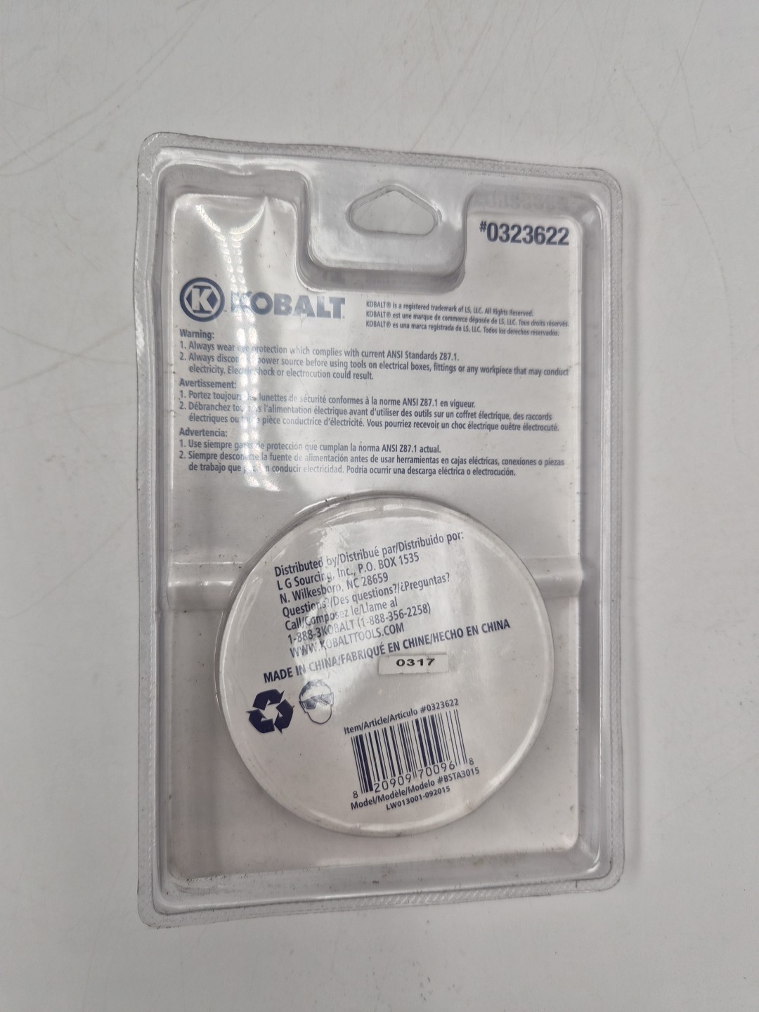 Lot of 3 Kobalt Wire Wheel Brush 0323622 3″ 7.62 cm Fine 1/4″ Shank Drill Bit