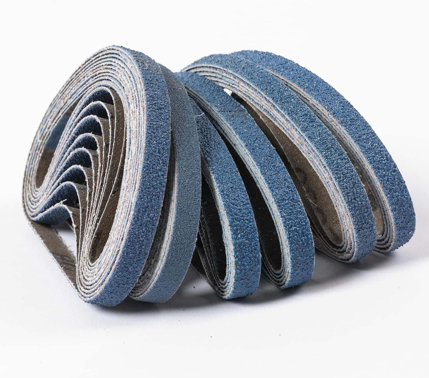 3/8 X 13 Inch Zirconia Sanding Belts, 40PCS Assorted Grits (#40/#60/#80/#120), f
