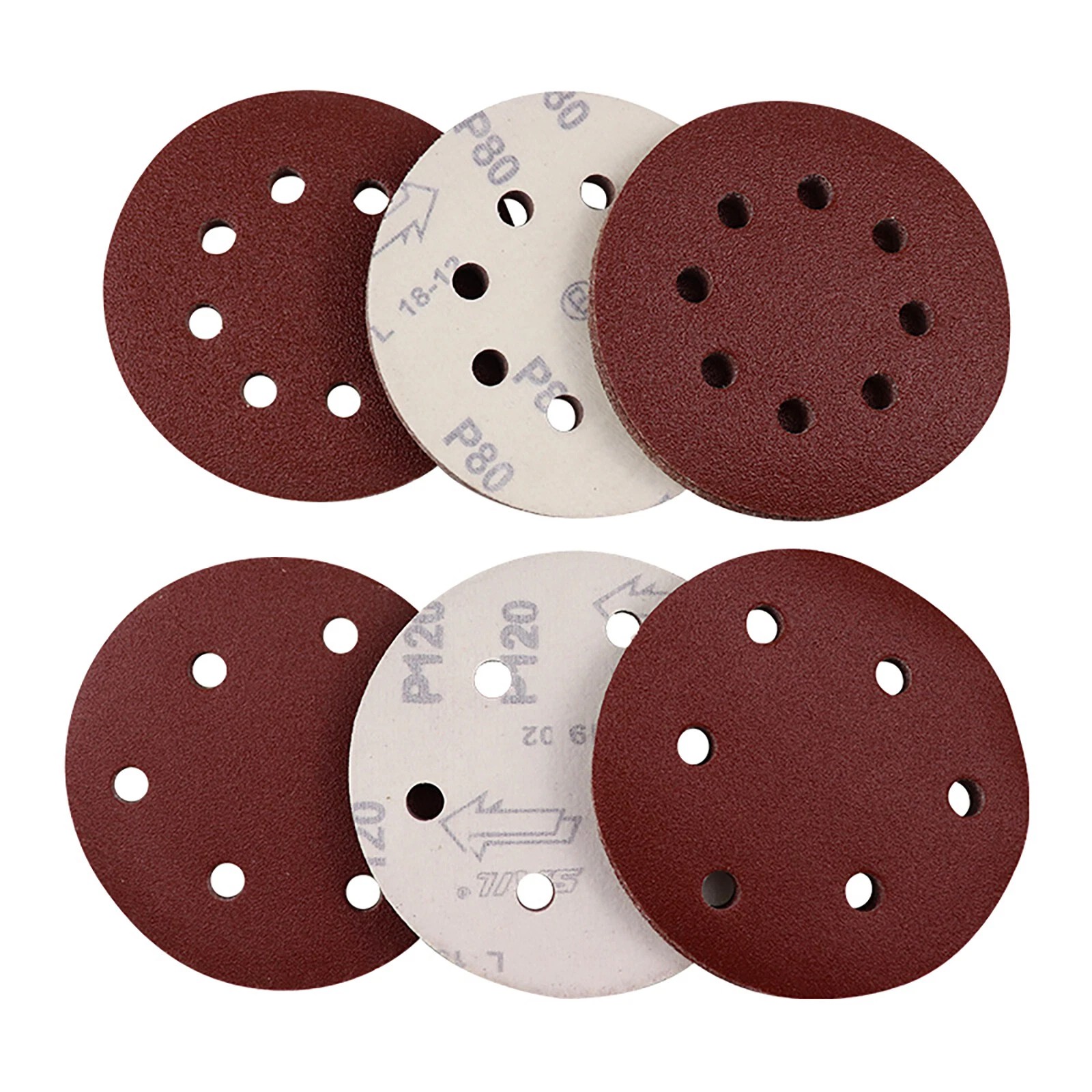 225mm 9″ Sanding Discs 40 – 600 Grit Orbital Sander 8 Hole Pads Premium quality