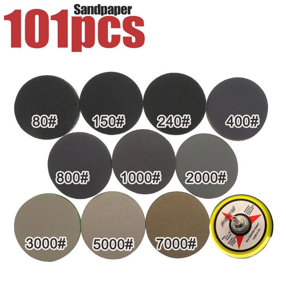 Wide Application 2 Inch Sandpaper Disc Set for Rust Removal and Paint Removal