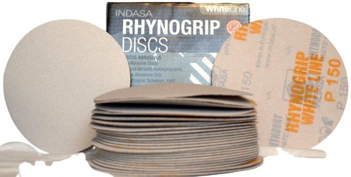 Indasa Rhynogrip 5 Inch Sanding Discs No Hole Hook Loop 50 Pack Choose Grit