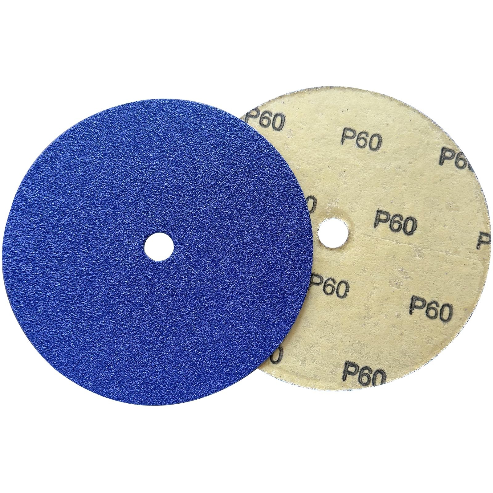 JLD 9″ Sanding Disc, 60 Grit Blue Zirconia Sticky, for JLD109 Lawn Mower Blad…