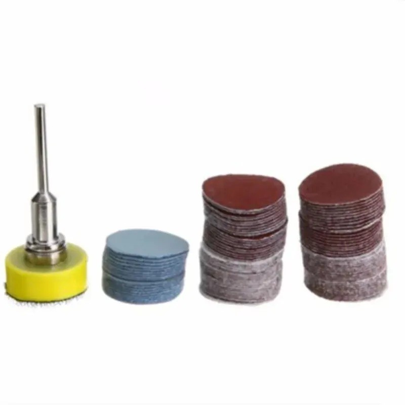 100PCS 25mm Sanding Discs 1 Inch Abrasive Sandpaper Set for Rotary Tool