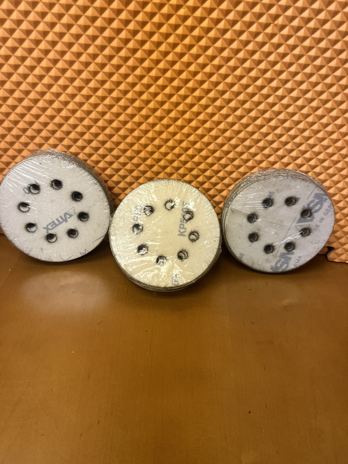 Lot 75 Metabo 80 Grit Sanding Discs 5 inch 8-Hole Hook Loop Orbital Sander Paper