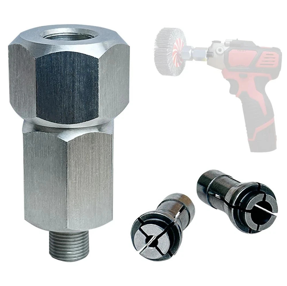 M9 Threaded Collet Adapter for Milwaukee M12 Polishers or Sanders, Includes 1/4″