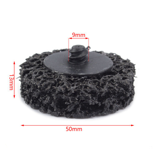 1/2/5Pcs 2” Poly Strip Wheel Disc Paint Rust Removal Abrasive For Angle Grinder
