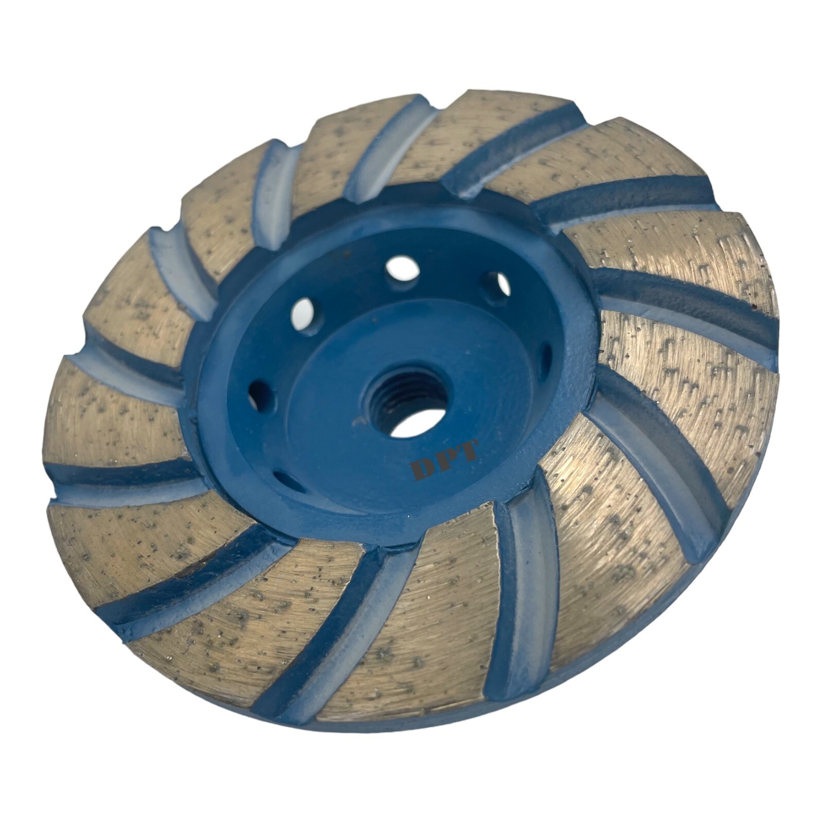 5 Pack 4″ Turbo Diamond Cup Wheels Grinding Concrete and Masonry 5/8″-11 Thread