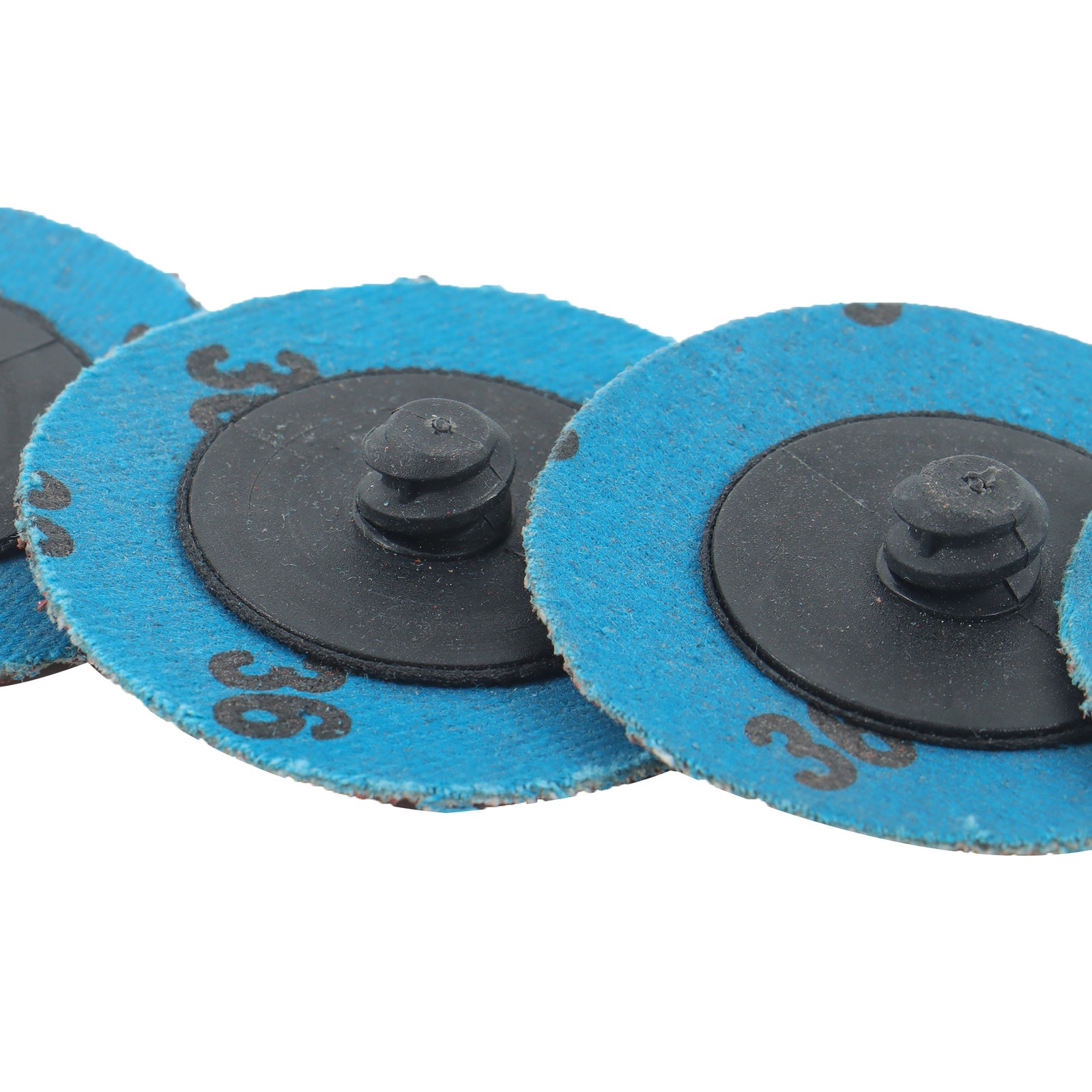 50 Pcs 2 Inch 36 Grit Aluminum Oxide Sandpaper Grinder Sanding Grinding Disc