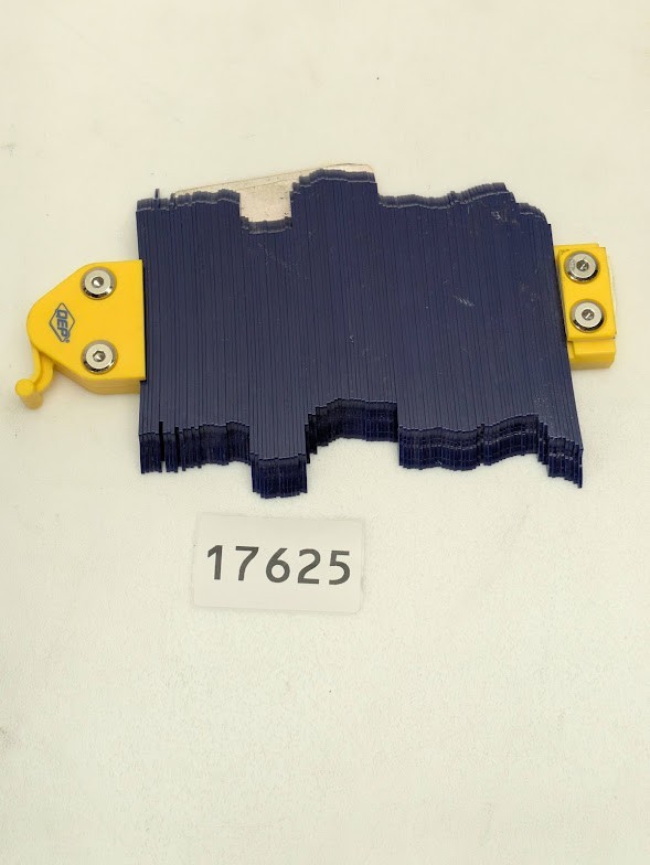 6 in. W Locking Professional Profile and Contour Gauge Blue