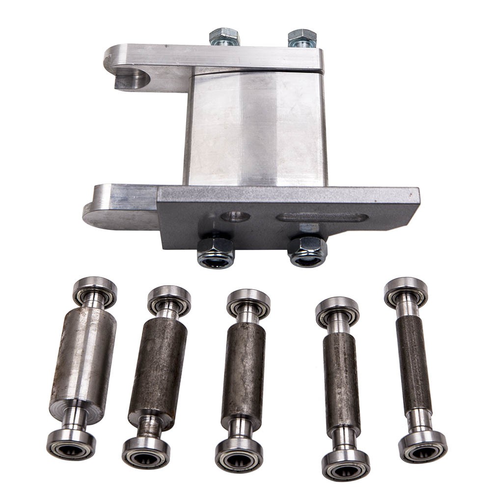 Small Wheel Holder + 5 Small Wheels Fits for 2×72 Belt Fits 2″ Wide Belts