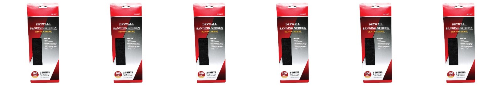 Precut ClampOn Drywall Sanding Screen 100 MEDIUM Grit 4.25″ x11.25 WET/DRY-14 PK