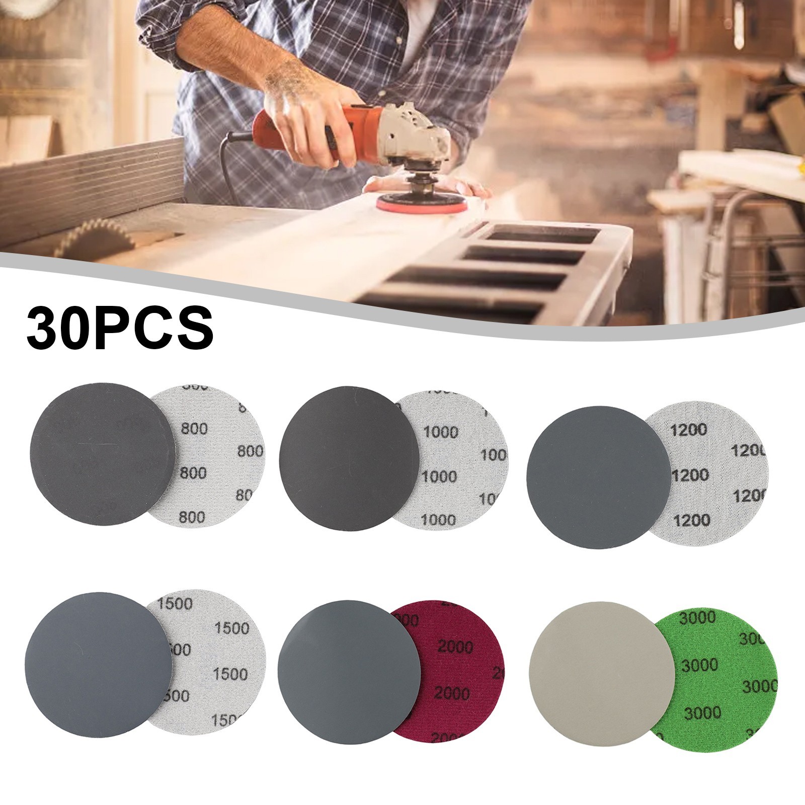 Furniture Sandpaper Polishing Sanding Wood 800 1000 1200 1500 2000 3000 Grit