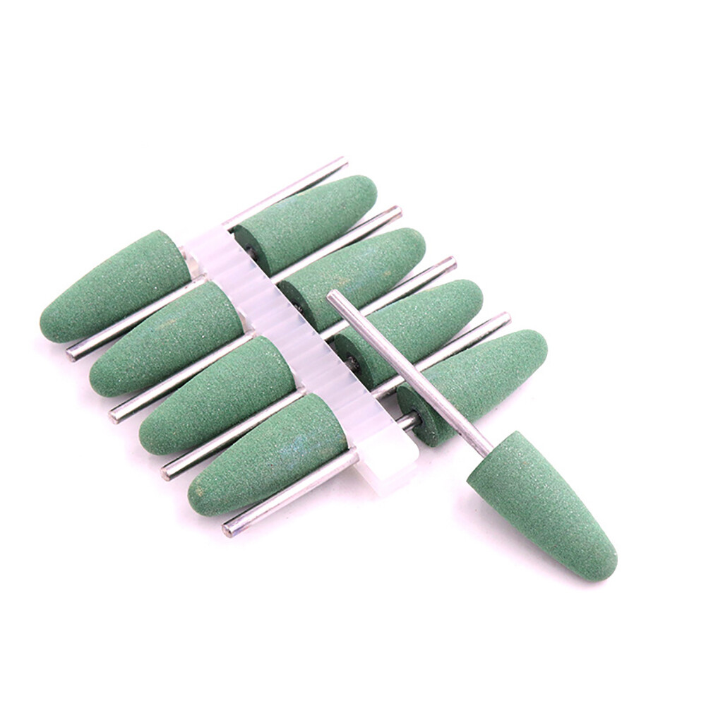 Nail Drill Bits Buffer Silicone Rubber Polishing Heads Rotary Pedicure Manicure