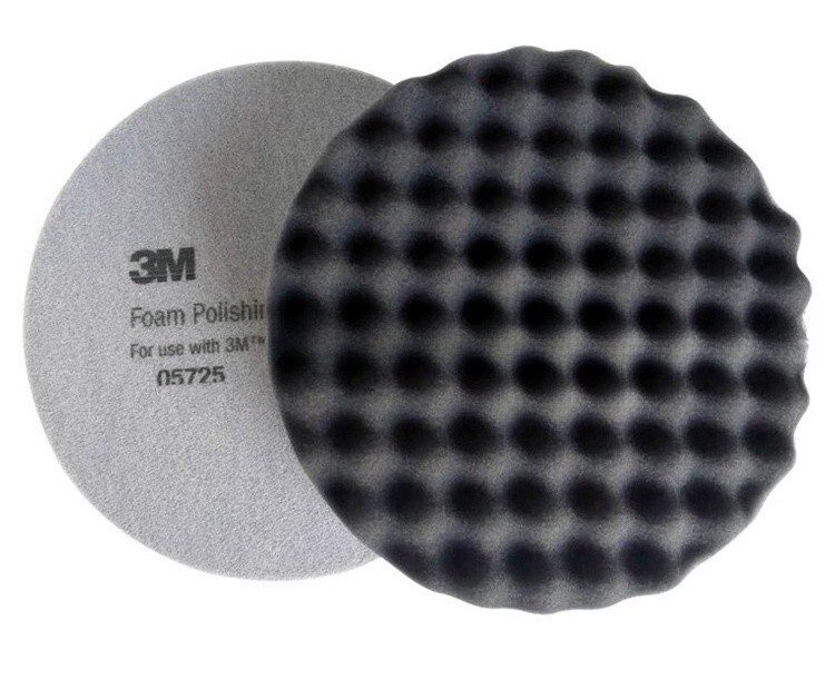 3M 05725 8 Inch Polishing Pad, 8 in, 2 pads, 5725 (2 Pads/Bag )