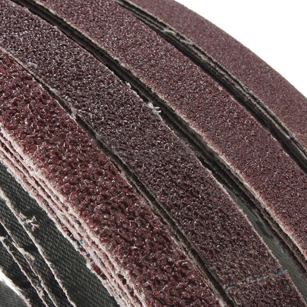 13x 457mm Belt Power Finger File Sander Abrasive Sanding-Belts For Black & Decke