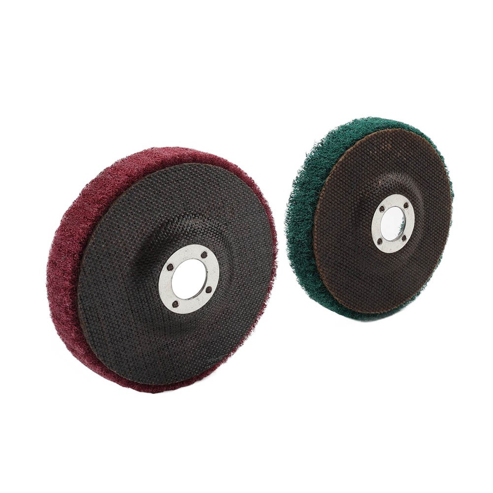 100mm Nylon Fiber Flap Buffing Wheel Polishing Grinding Disc For Angle Grinder