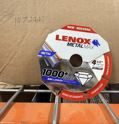 Lenox Tools 1972921 LENOX DIAM CUTOFF WHEEL AG 4.5″ X 7/8″