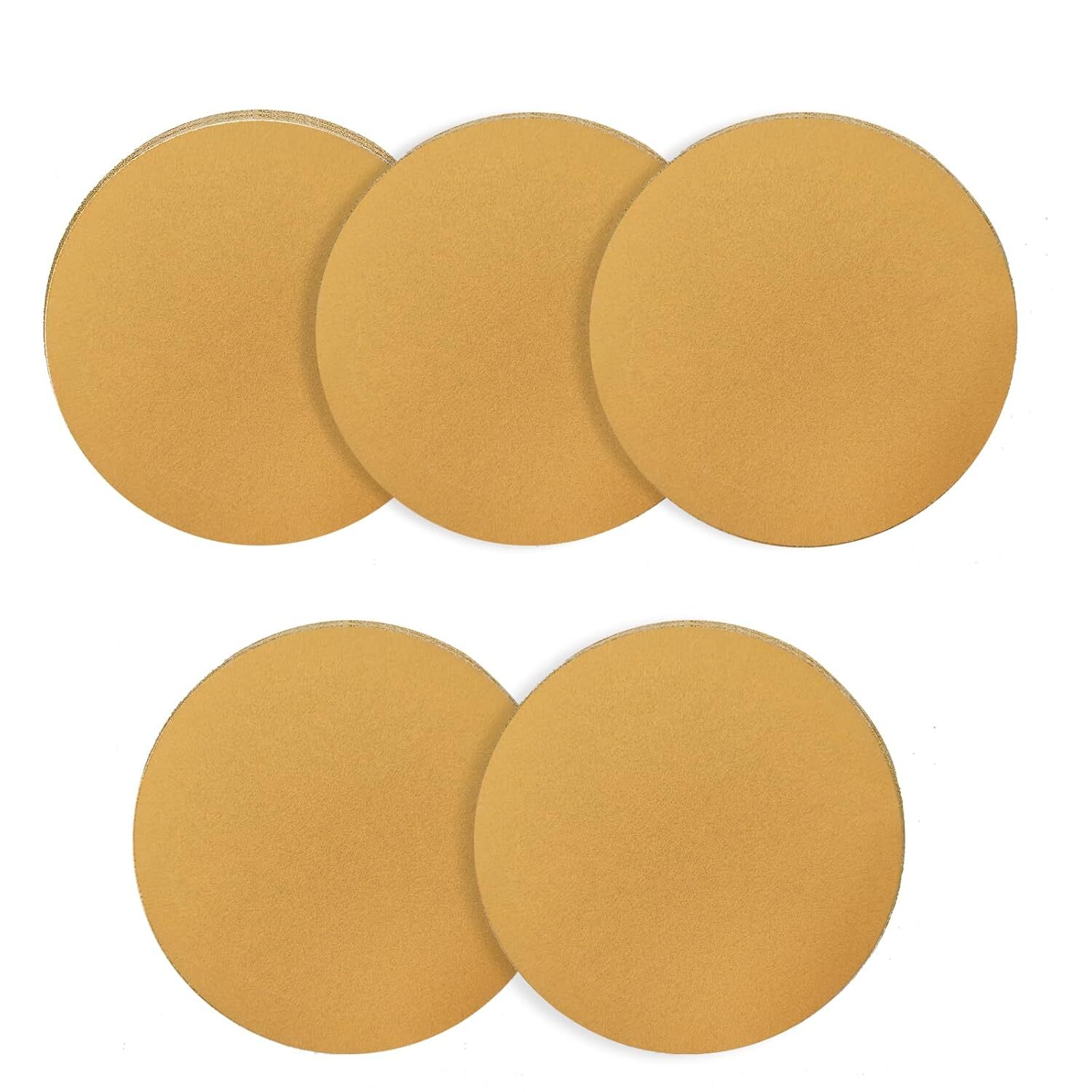 10PCS 9″ Premium AO Gold Hook & Loop Sanding Disc 40-800 Grit for DA Sander,Wood