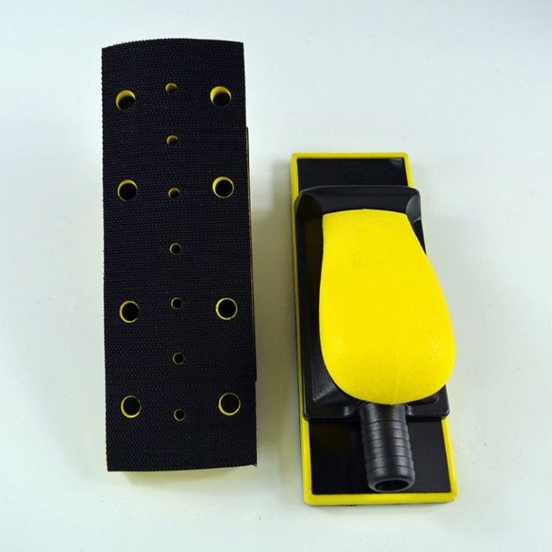 Vacuum Hand Sanding Blocks Multi Hole Hook and Sanding Disc Tool
