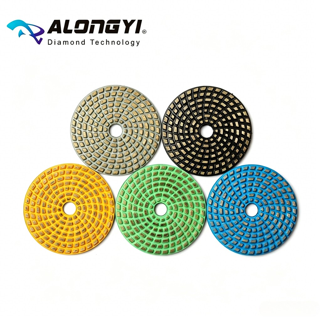 5″ 5PCS Concrete125mm Floor Grinding Disc Sintered Metal Bond Wet Dry Use