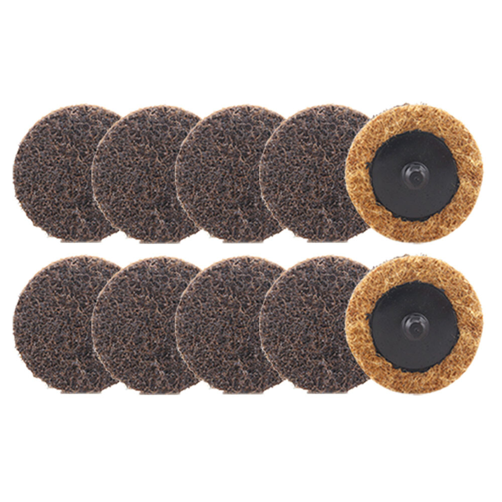 10/20/30/50Pcs 1” R Type Quick Change Disc Surface Cleaning Pad For Rotary Tool