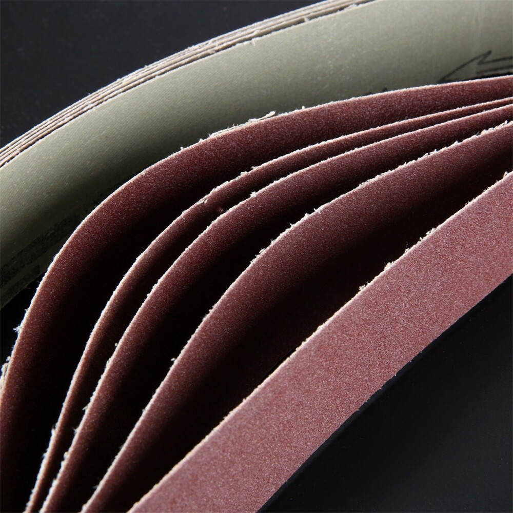 5pcs Sanding Abrasive Belts Polishing Grinding Papers 60#-800# Grit 760mm*40mm
