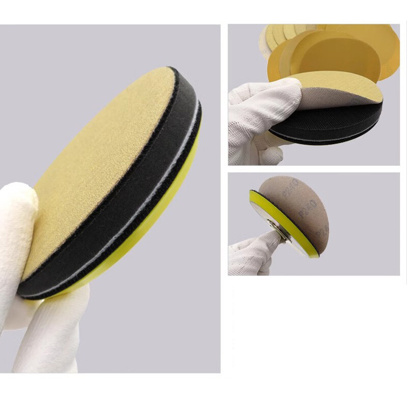 6 Inch 150mm Yellow Sanding Discs Hook and Loop Sandpaper Pads Grit 40 – 800