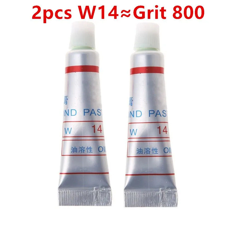 2Pcs Glass Metal Polishing Cream Diamond Abrasive Paste 320-10000 Grit Ceramics