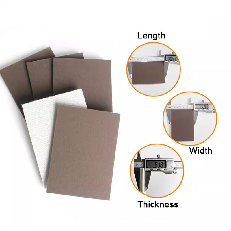 70mm×100mm Wet & Dry Sponge Sanding Block 300~2000 Grit Hook Loop Sandpaper Pads
