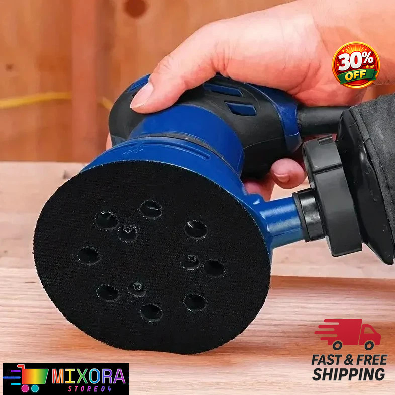 1pc 125mm (5in) Orbital Sander Pad with 8-Hole Hook & Loop Backing – NEW