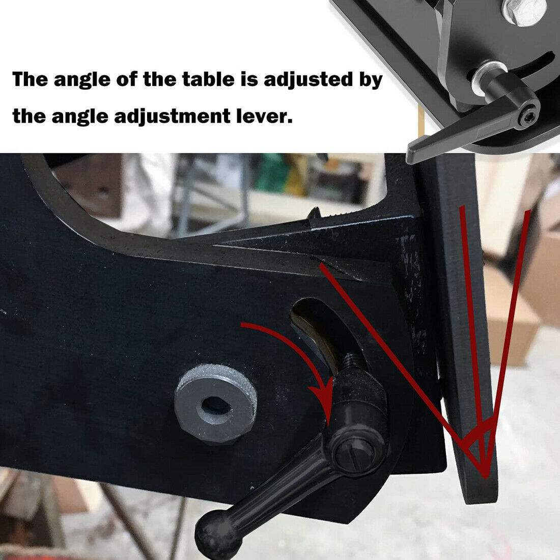 Belt Grinder Tilt Table Fits Most Popular 2×72″ Knife Grinders for Knife Bevels