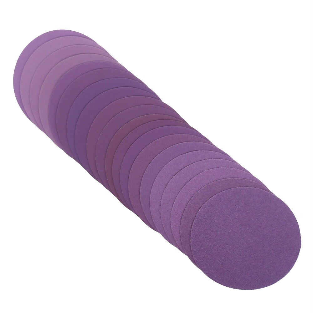 5 Inch 125mm Purple Sandpaper Wet And Dry Sanding Discs Waterproof 60-10000 Grit