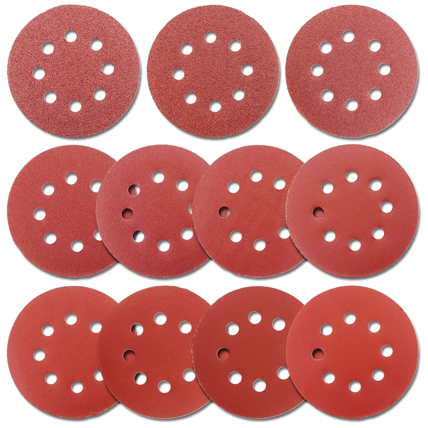 5-Inch Hook and Loop Sanding Discs Set – 110PCS 40-1000 Grits for Perfect Fin…