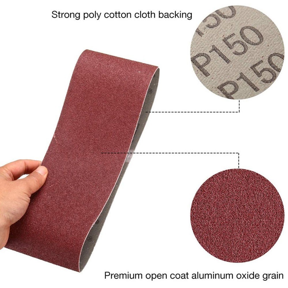5/10pcs 50x915mm Sanding Belts Abrasive Sandpaper for Belt Sander 40~600 Grit