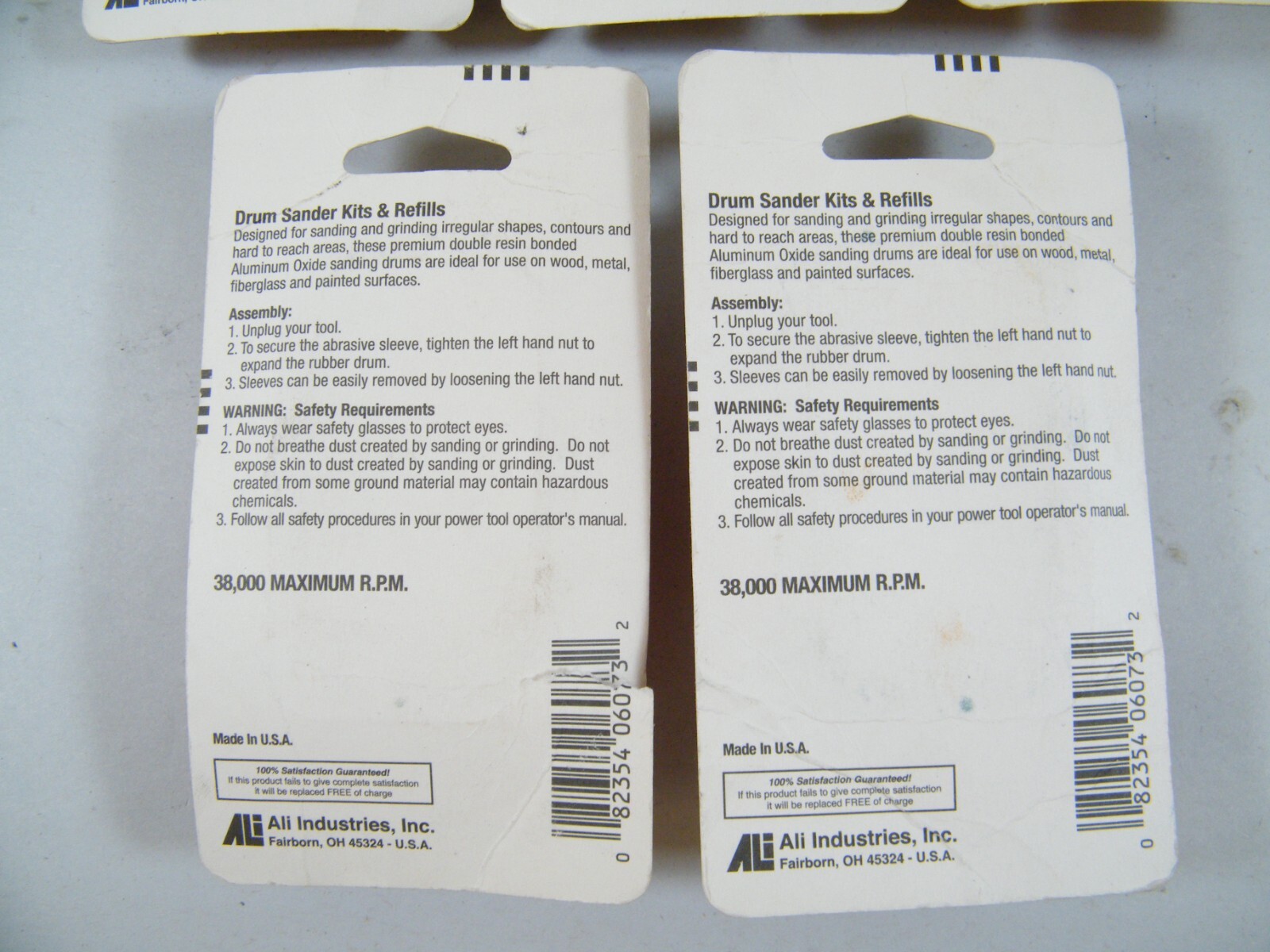(5) PKS GATOR GRIT 6073 1/2″ DRUM SANDER REFILLS 50 COARSE GRIT