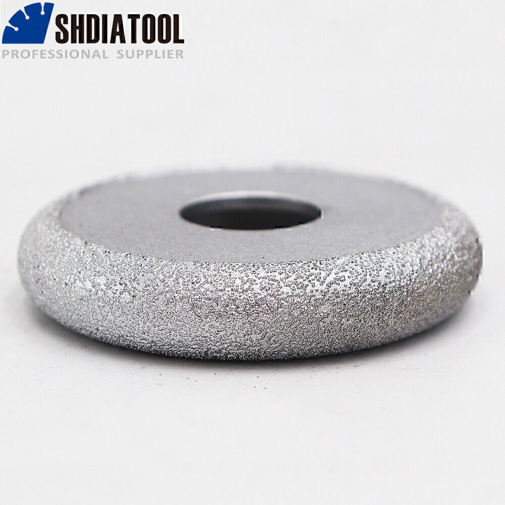 Dia 3 inch / 75mm Vacuum Brazed Diamond Convex Wheel Grinding Disc Dry or Wet .
