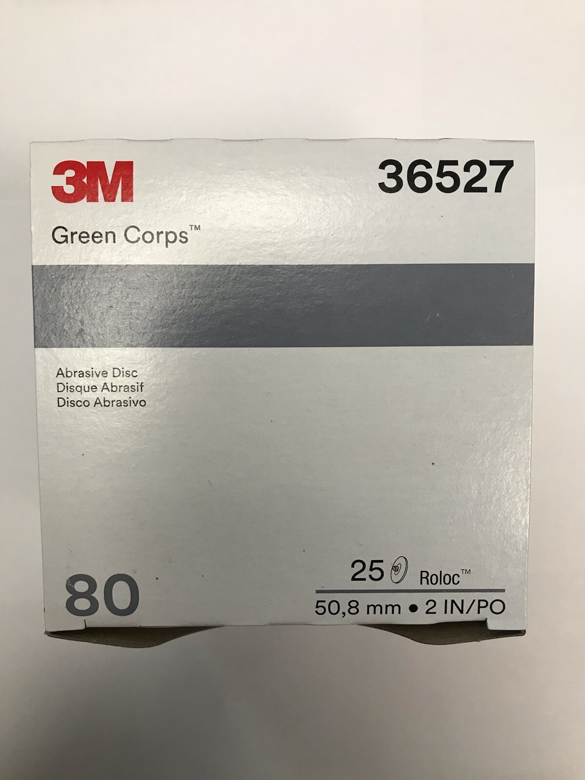 3M Green Corps Roloc Grinding Discs 2″ 80 Grit 3M 36527 replacement for 3M 01396