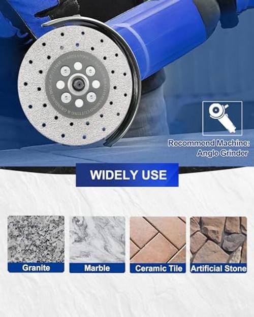 Granite Diamond Cutting Wheel for Marble Quartz, 5 Inch Fast Cutting 5 inch