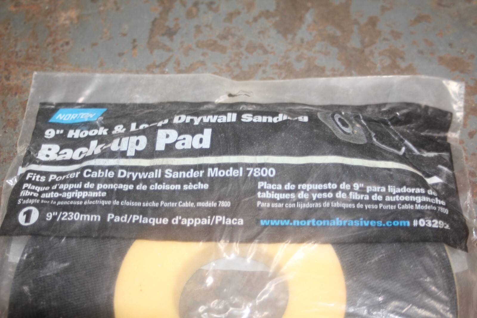 Norton 9″ Hook & Loop Drywall Sanding Back Up Pad 03292