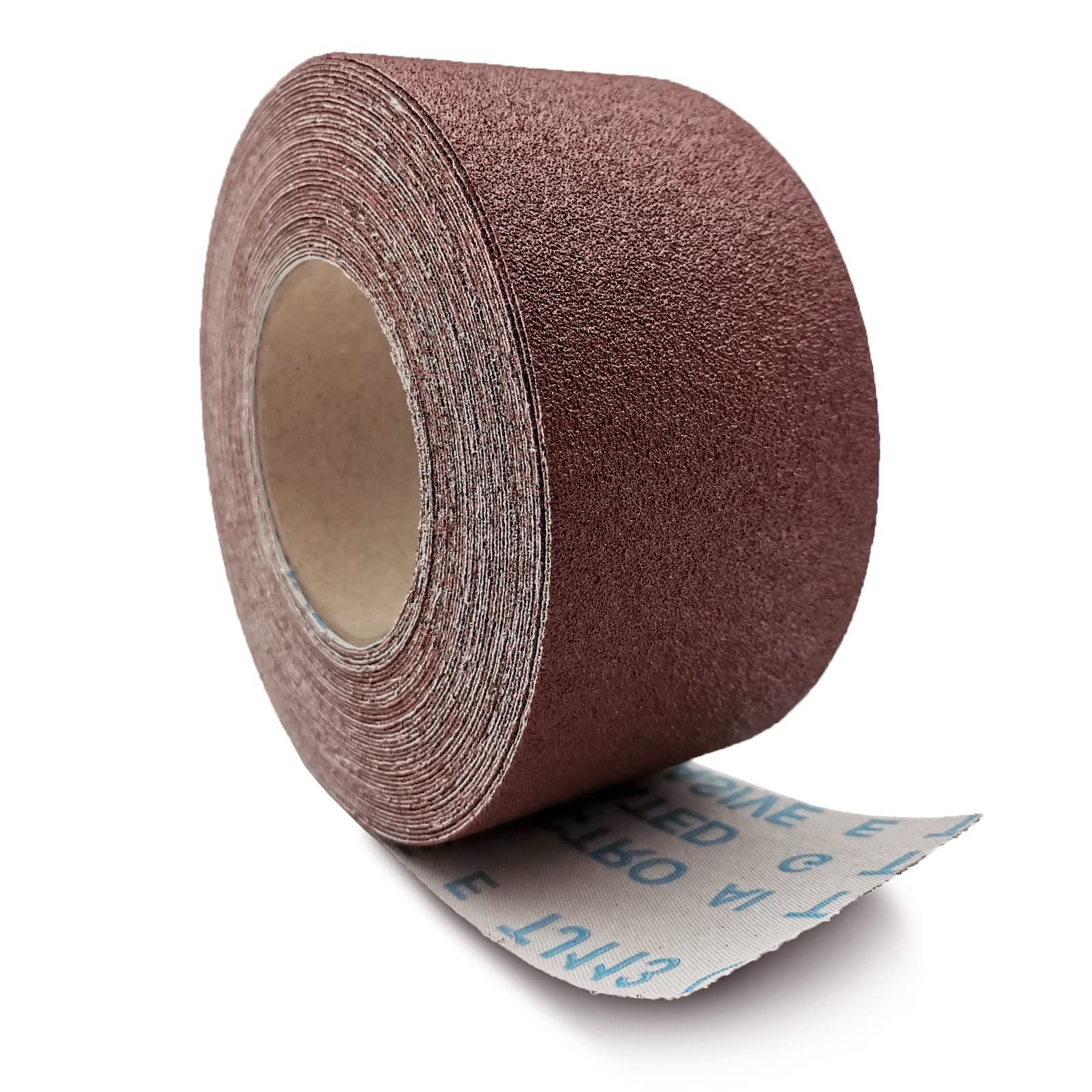 80 Grit Sandpaper Roll, 3 Inch x 49 Feet Emery Cloth Roll Aluminum Oxide Abra…