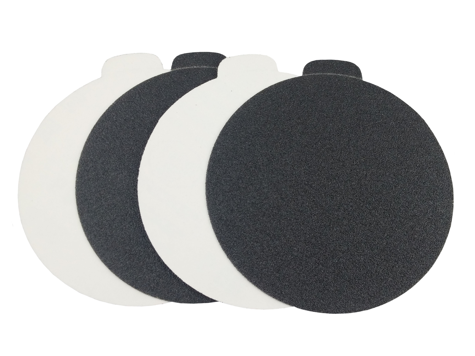 5″ Black Heavy Duty Adhesive PSA Tab Sanding Discs