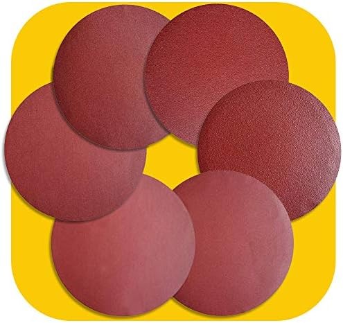 30 PCS 9 Inch PSA Aluminum Oxide Sticky Sanding Disc, Self Stick(5 Each of 60 10